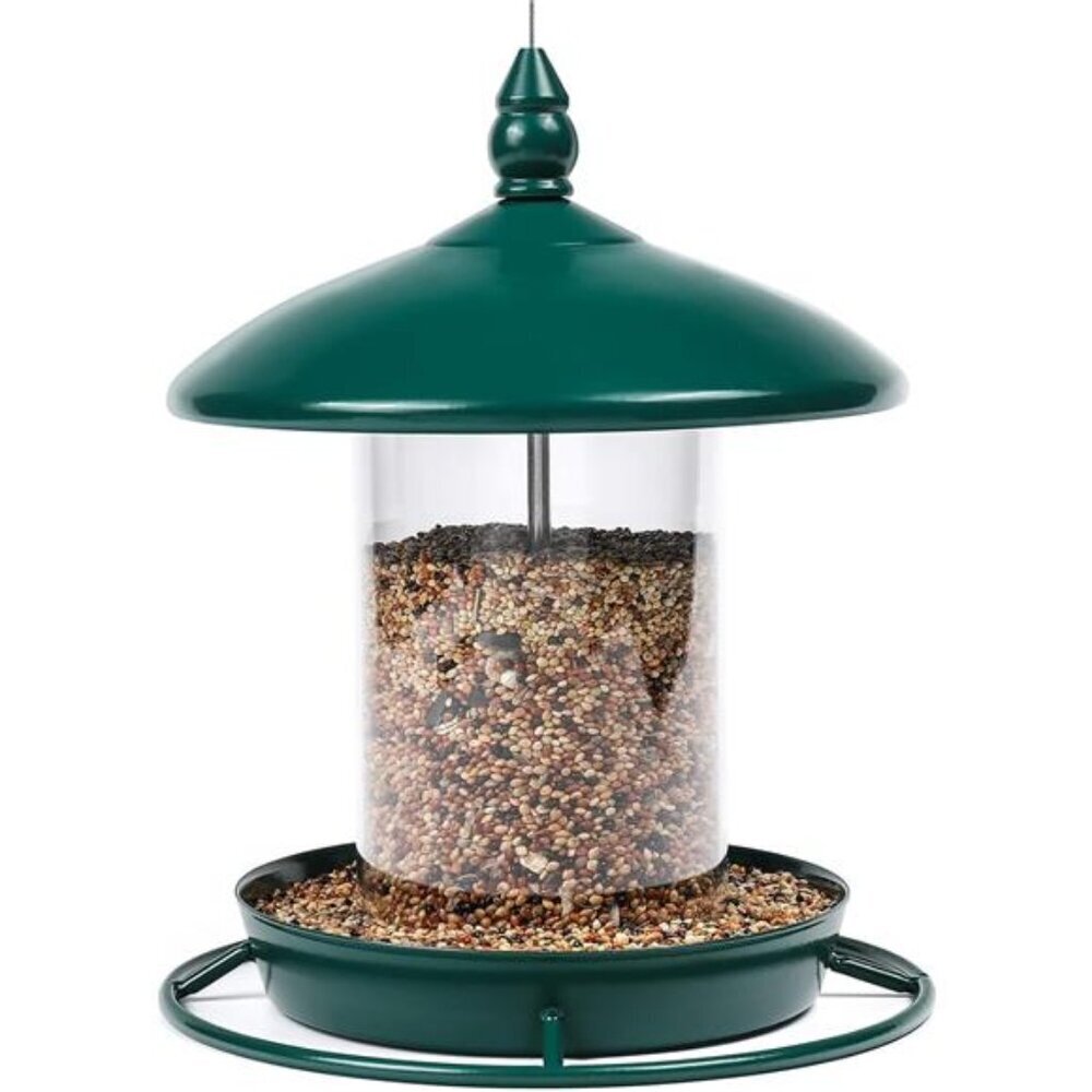 360 Bird Feeder Outdoor Green Garden Perch